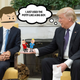 Image for article titled 44 Very Disrespectful Photoshops of Trump's Canadian Handshake That We in No Way Condone